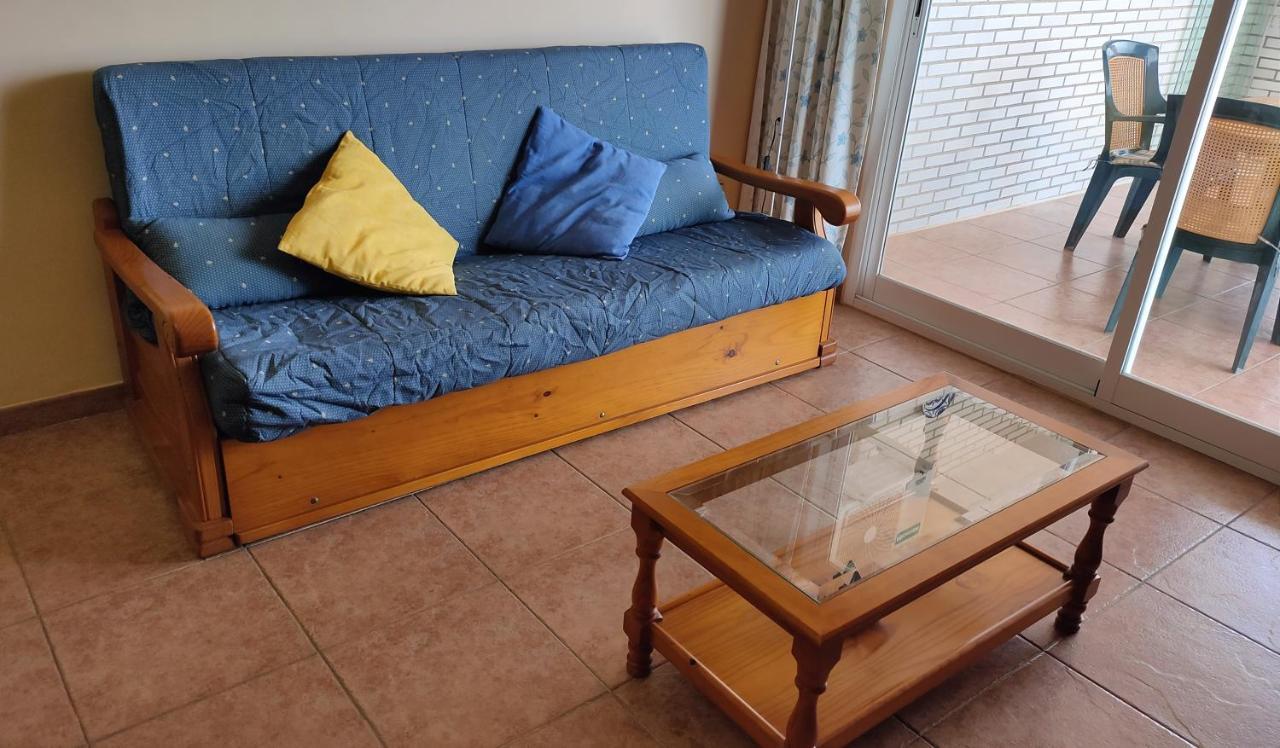 Apartamento En La Playa Con Piscina Peniscola Bagian luar foto