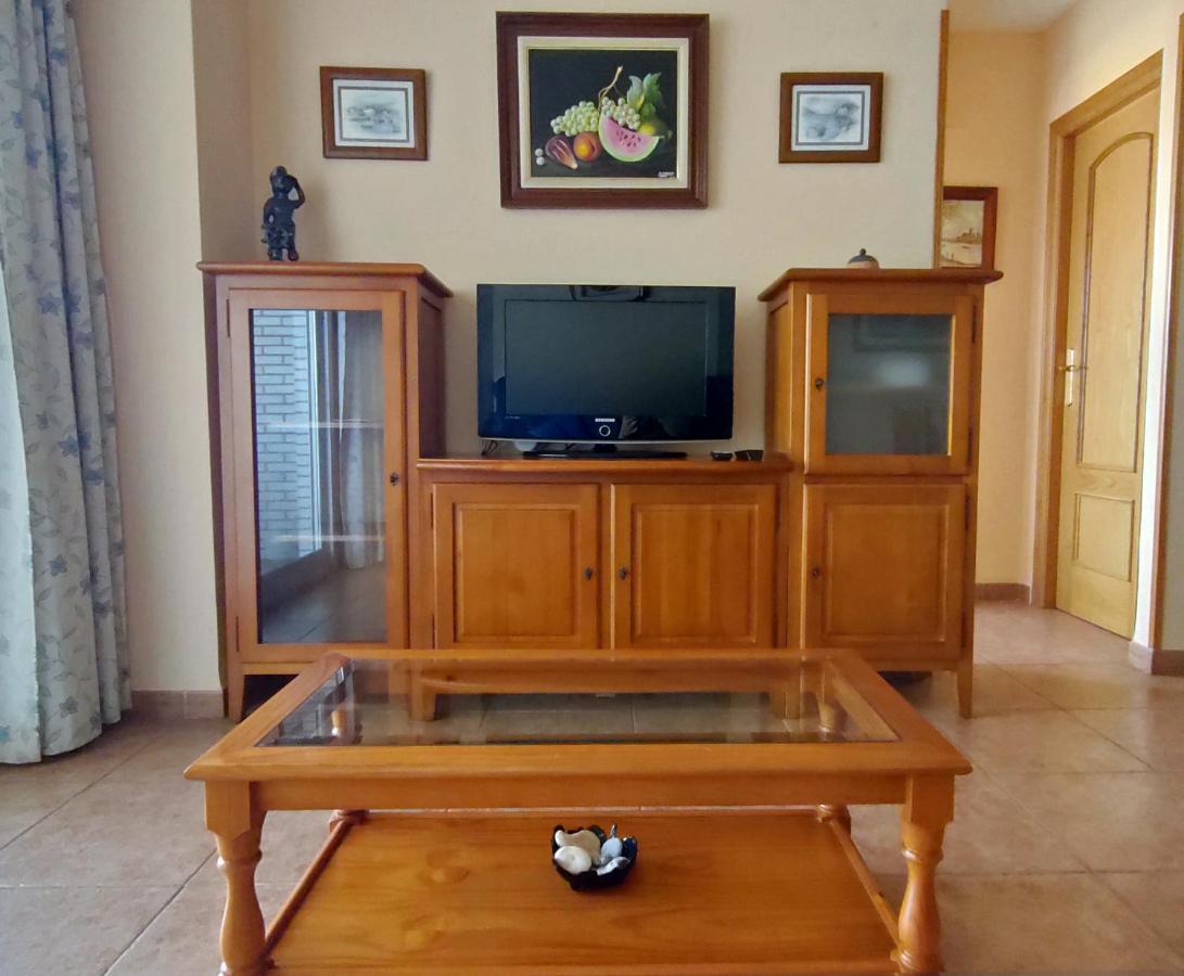 Apartamento En La Playa Con Piscina Peniscola Bagian luar foto