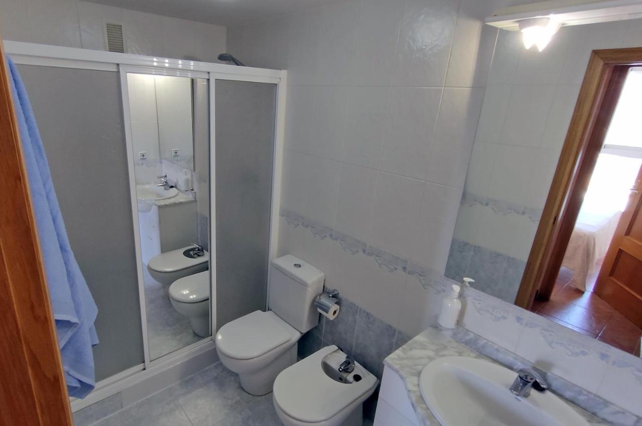 Apartamento En La Playa Con Piscina Peniscola Bagian luar foto